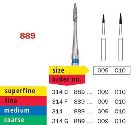 Diaswiss FG Small Flame 889 Diamond