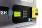 BLACK ELECTRONIC SOAP VENDING MACHINE - WALL MOUNTED - WITH COIN DROP (90x26x60).
