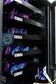 BLACK ELECTRONIC SOAP VENDING MACHINE - WALL MOUNTED - WITH COIN DROP (90x26x60).