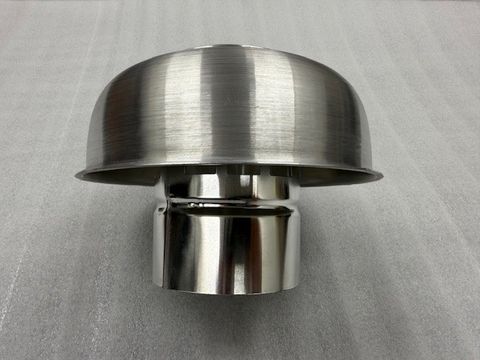 100mm ROOF MUSHROOM COWL with MESH INSERT