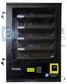 BLACK ELECTRONIC SOAP VENDING MACHINE - WALL MOUNTED - WITH NAYAX CARD READER (90x26x60).