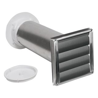 Stainless Steel "Thru-Wall" Flue Kit (280mm Aluminium pipe length with Gravity Wall Vent)