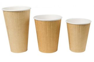 EYC 16oz Kraft Single Wall Coffee Cups