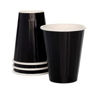EYC 12oz GLOSS BLACK Insulated Coffee Cups