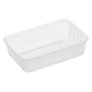 Genfac RIBBED - 680ml Rectangle Containers
