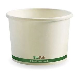 BioPak BIOBOWL White 8oz X  1000/CTN