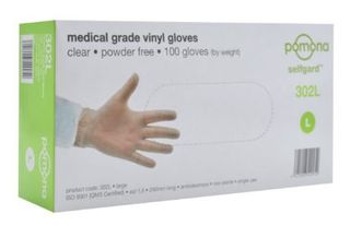 VINYL Gloves - Powderfree SMALL x100