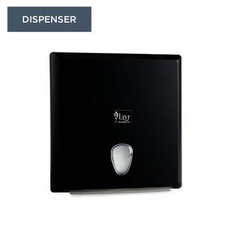Cottonsoft Dispenser D706 BLACK (Slimfold - Mini - Black)