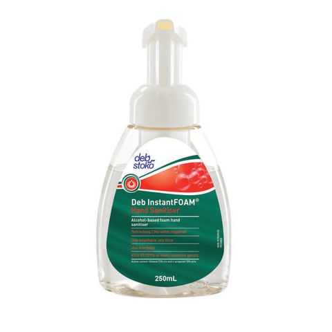 Deb InstantFOAM Hand sanitiser 250ml