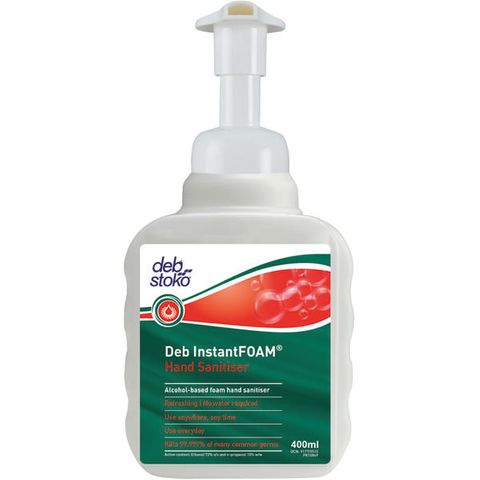 Deb InstantFOAM Hand sanitiser 400ml