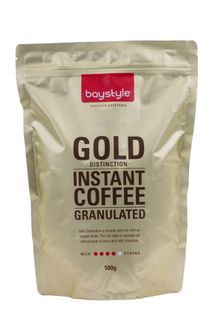 BAYSTYLE GOLD GRANULATED INSTANT COFFEE 500G