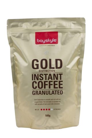 BAYSTYLE GOLD GRANULATED INSTANT COFFEE 500G