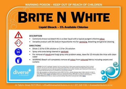 BRITE'N WHITE 5L