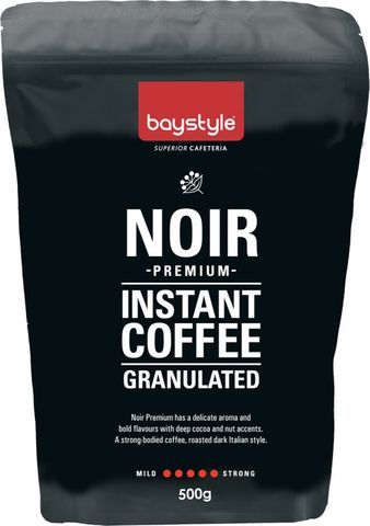 Baystyle Noir Premium Italian Style Granulated Coffee 500gm