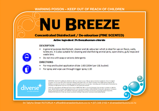 NU BREEZE 5L Disinfectant Concentrate