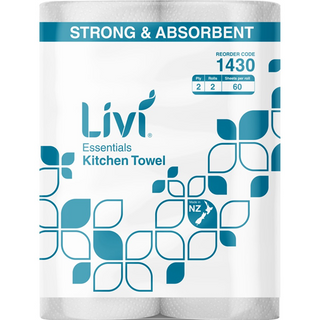 LIVI KITCHEN PAPER TOWEL x18 PACK #1430