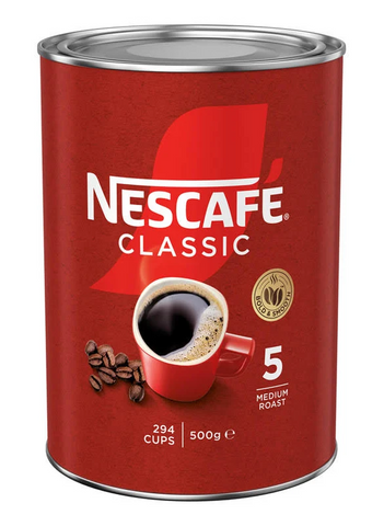 NESCAFE CLASSIC COFFEE 500GM TIN