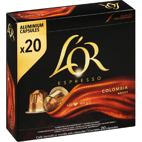 LOR Espresso Capsules 20 Pack