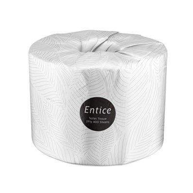Entice WRAPPED Toilet Roll - 2ply 400 sheet x 48 Rolls