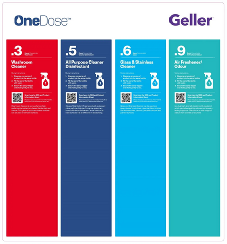 OneDose Starter Kit For Housekeeping (No 3,5,6,9)