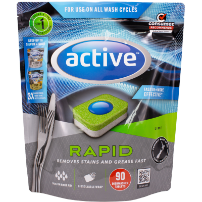 ACTIVE Rapid Tablets Lime 90's