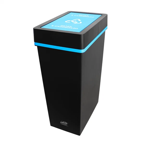 SABCO RECYCLING STATION 40L BIN - BLUE (Paper & Cardboard)