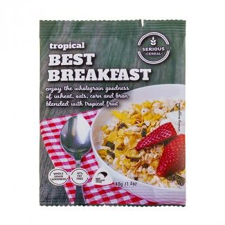 H/P Serious Cereals TROPICAL BEST BREAKFAST x48