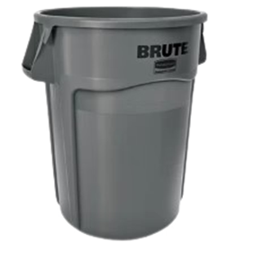 Rubbermaid BRUTE Wheeled 166L Grey Bin