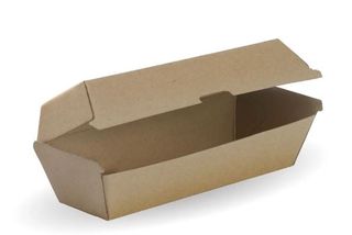 HOT DOG Box BioBoard  DETPAK Carton of 400