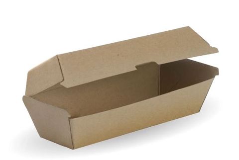 HOT DOG Box BioBoard  DETPAK Carton of 400