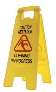 CLEANING IN PROGRESS FLOOR SIGN