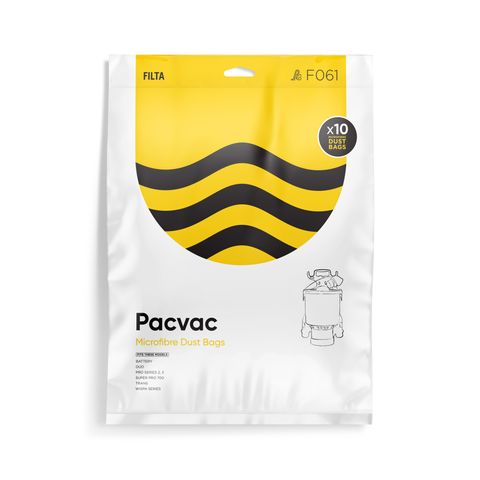 VAC BAG #F061 - PAC VAC  X10(Microfibre)