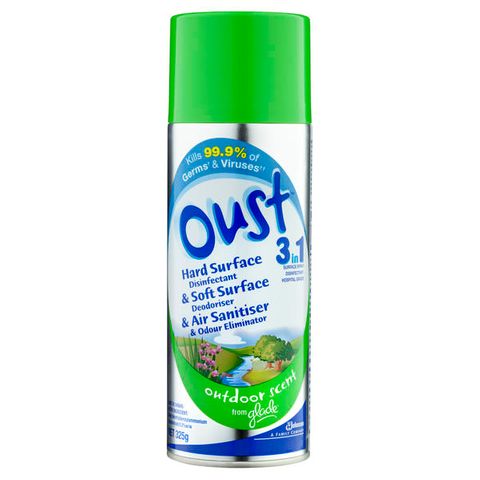 OUST 3 in 1 (Green) Outdoor Scent AEROSOL 325GM