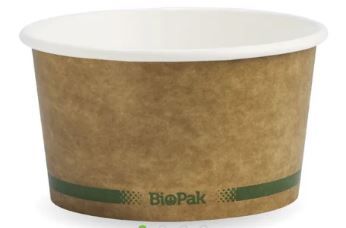 BioPak BIOBOWL 12oz  x500/Ctn KRAFT ONLY