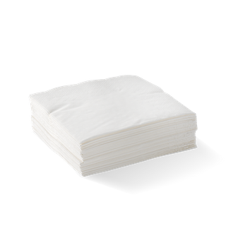 BioPak NAPKIN Cocktail White x2000