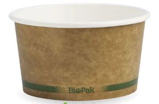 BioPak BIOBOWL 12oz (Sleeve of 25) KRAFT ONLY