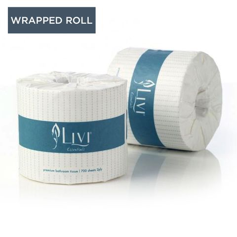 Livi ESSENTIALS 2PLY 700 SHEET x48 ROLLS #1002