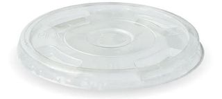 BioPak LID FLAT with straw slot x1000