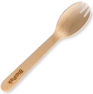 BioPak SPORK Wooden x1000 ** End of Line **