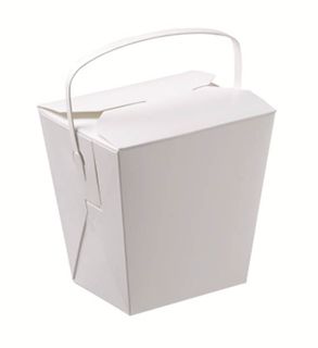 Containers Food Pail handle polylined recyclable white cardboard 79mm (L) 66mm (W) 103mm (H)