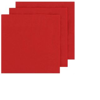 Napkins Lunch 1/4 fold red 2ply