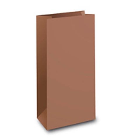 Paper 8 Block Bottom self opening brown 295mm (L) 150mm (W) +100mm (G)