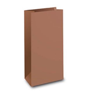 Paper 8 Block Bottom self opening brown 295mm (L) 150mm (W) +100mm (G)