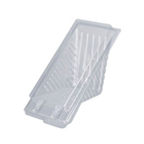 Containers Wedge sandwich hinged lid recyclable PET 170mm (L) 84mm (W) 85mm (H)