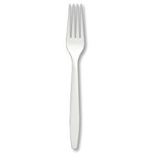 Cutlery Forks white plastic