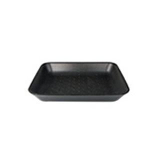 Trays Food Service no lid black foam rectangle 200mm (L) 180mm (W) 30mm (H)