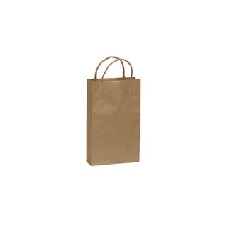 Paper Twisted Handle brown baby 265mm (L) 160mm (W) +70mm (G)