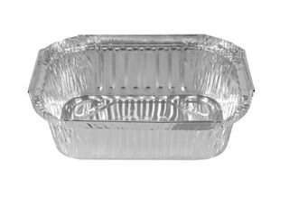 Containers Foil unhinged lid foil rectangle 203mm (L) 153mm (W) 51mm (H)