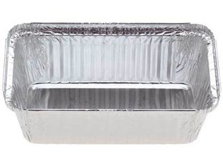 Containers Foil unhinged lid foil rectangle 184mm (L) 106mm (W) 57mm (H)