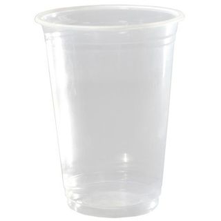 Water/Juice Cups recyclable clear PET 340ml